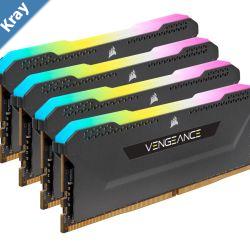 Corsair Vengeance RGB PRO SL 32GB 4x8GB DDR4 3600Mhz C18 Black Heatspreader Desktop Gaming Memory