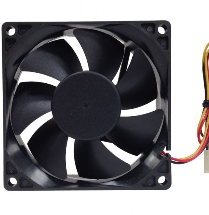 Repalcement 80mm TFX Silent Case Fan   Fan only no Screw for Aywun SQ05 TFX PSU 2500rpm. Mini 2Pin Connector.