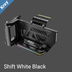 Antec RGB Adjustable Shift PCI Vertical GPU Bracket PCIE 4.0 Riser Cable Black 190mm for 4090  7900 XTX Cards. EATX ATX Case. 4 PCI required