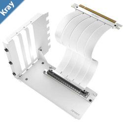 Antec Vertical Bracket with PCIE 4.0 Cable Kit White 200mm. Universal  RTX 4050  4060  4070 and AMD 6000 series