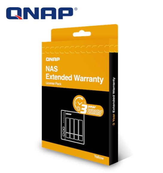 QNAP EXTWYELLOW3YEI 3 Year Extended warranty for QNAP NAS