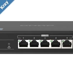 QNAP QSW11055T Instantly upgrade your network to 2.5GbE connectivity 5xPorts 5x2.5GbE