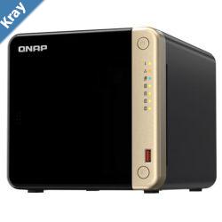 QNAP TS4648G 4 Bay NAS Intel Celeron N5095 Quad core 8GB DDR4 2xM.2 2280 PCle 2x2.5GbE 1xSlot PCle Gen3x2 2xUSB3.2 1XHDMI2.0 3YR WTY