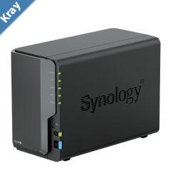 Synology DiskStation DS225 2Bay 3.5 Diskless Intel Celeron CPU 2GB RAM 1x 2.5GbE 1x 1GbE 2x USB 3.2