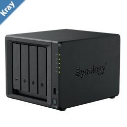 Synology DiskStation DS425 NAS 4Bay 3.5 Diskless Intel Celeron J4125 1 x 1GbE  1 x 2.5GbE 2GB RAM 2 x USB3.2 3 Year wty