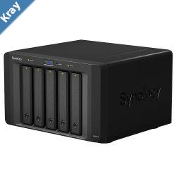 Synology Expansion Unit DX517 5Bay 3.5 Diskless NAS for Scalable Compatible Models SMB DS1517 and DS1817. 3 year Warranty
