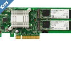 Synology M2D18 Adapter Card supporting M.2 SATA SSD in selected Synology NAS Models