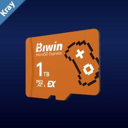BIWIN ME3001TB microSD Express Read  Write Speed up to 900 MBs  800 MBs BAME30001TBRGX