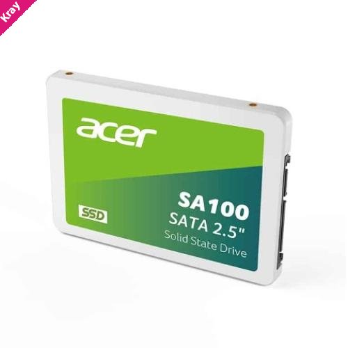 ACER SA100-1920GB 2.5″ SATA lll SSD Writing Speed 449MB/s Reading Speed 549MB/s BL.9BWWA.102 - 3 Year Warranty