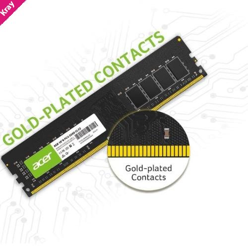 ACER UD100 8GB 3200mhx range of desktop DRAM modules frequencies up to 3200 MHz