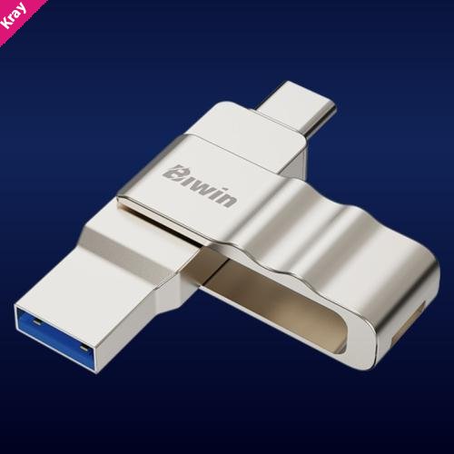 Biwin UD150 128GB USB Flash Drive USB 3.2 Gen 1 Type-A/Type-C