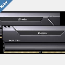 BIWIN DDR5 Memory HX100 Heatsink 6000mhz 32kits 16GB2 CL36 Black Black Opal Gaming BXH53260HX1D36DB