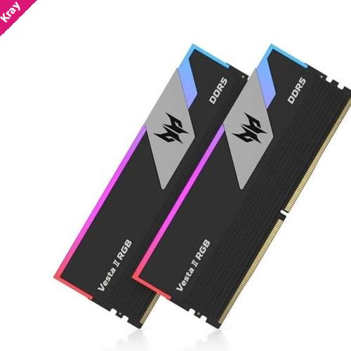 PREDATOR VESTAII DDR5 RGB U-DIMM 6000Mhz  32GB (16GB*2) CL36-45-45-96
