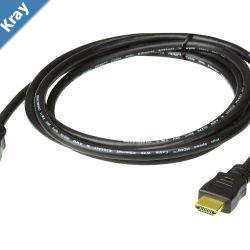 Aten 2M High Speed HDMI Cable with Ethernet. Support 4K UHD DCI up to 4096 x 2160  60Hz.