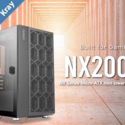 Antec NX200M mATX ITX Case Large Mesh Front for excellent cooling Side Window 1x 12CM Fan Included Radiator 240mm. GPU 275mm LS