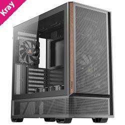 Antec P30 Air 478×222×465 mm, Steel+Plastic+Wood, ATX/mATX/ITX, 4mm TG, 2xUSB3.0, Type-C, 7 slots, 2/1×3.5'/2.5', fans 5, GPU 405 mm Mid Tower Case