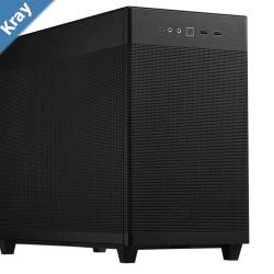 ASUS Prime AP201 Black MicroATX Case Mesh Panels Support 360mm Cooler ATX PSUs Up To 180mm Graphics Cards Up To 338mm