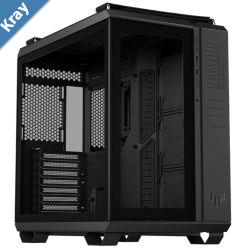 ASUS GT502 TUF Gaming Case Black ATX Mid Tower CaseToolFree Side PanelsTempered Glass8 Expansion Slots4 x 2.53.5 Combo Bay