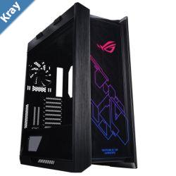 ASUS GX601 ROG Strix Helios Case ATXEATX Black MidTower Gaming Case With Handle RGB 3 Tempered Glass Panels 4 Preinstalled Fans 3x140mm 1x140mm