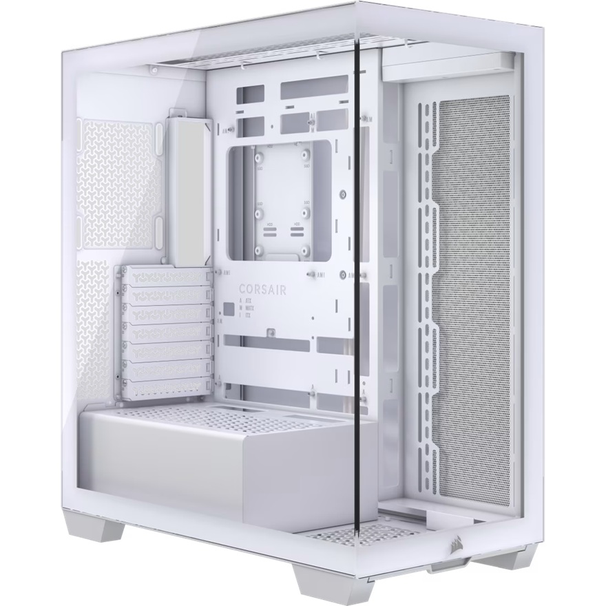 Corsair 3500X MidTower PC Case White  506240460mm ATXEATX 425mm GPU 170mm CPU 360 rad sidetop TG panel USBC 74 slots 2 yr wty