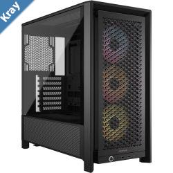 Corsair FRAME 4000D RS ARGB Modular MidTower PC Case  Black ATX 430mm GPU 170mm CPU cooler 220mm PSU 360mm rad 1x USBC 3.2 Gen2 Corsair FRAME 4000D RS ARGB Modular MidTower PC Case  Black ATX 430mm GPU 170mm CPU cooler 220mm PSU 360mm rad 1x USBC 3.2 Gen2