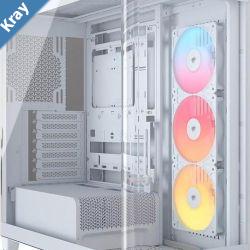 Corsair FRAME 4500X RSR ARGB Panoramic Glass MidTower PC Case White 460mm GPU 185mm CPU cooler ARGB USB 3.1 EATX support smart cable routing Corsair FRAME 4500X RSR ARGB Panoramic Glass MidTower PC Case White 460mm GPU 185mm CPU cooler ARGB USB 3.1 EATX support smart cable routing