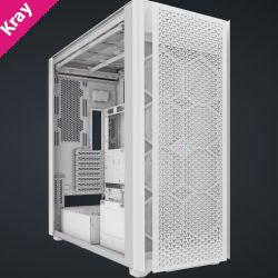 Corsair iCUE LINK 9000D RGB AIRFLOW Super Full-Tower PC Case - White, 698×307×698mm, GPU 580mm, 6x 2.5', 5x 3.5', rad 480mm, 2x USB-C 180mm CPU Cooler