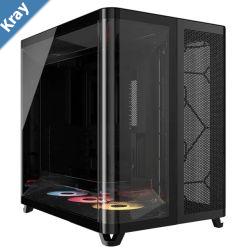 Corsair AIR 5400 RSR ARGB MidTower ATX Case  Black TripleChamber 360mm Rad Support Glass Panels USBC ATXEATX 2x SSD 1x HDD Corsair AIR 5400 RSR ARGB MidTower ATX Case  Black TripleChamber 360mm Rad Support Glass Panels USBC ATXEATX 2x SSD 1x HDD