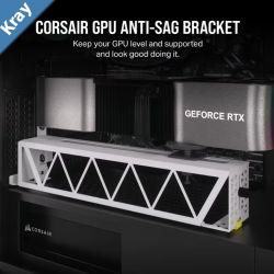 Corsair GPU AntiSag Bracket  White  compatible with LC100 Lighting Kit