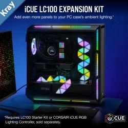 Corsair iCUE LC100 Smart Lighting Strip Expansion Kit. ICUE Software