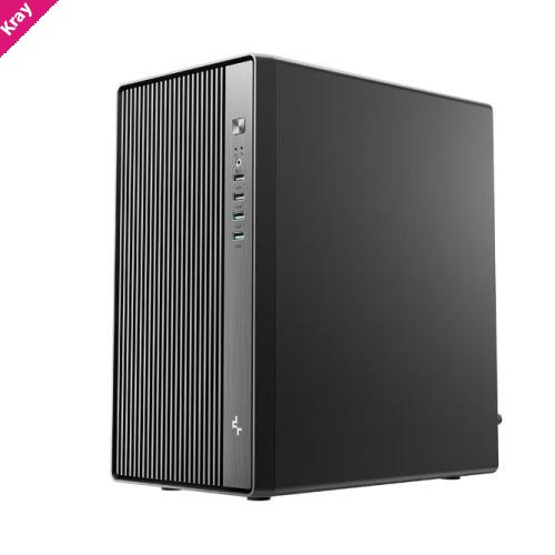 DeepCool CC310 Mid Tower Micro ATX Case, 1 Pre-installed Fan, 2×USB 3.0, 2×USB 2.0, Audio/Mic Combo