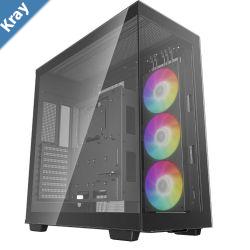 DeepCool CH780 Panoramic Tempered Glass ATX Case 1 x PreInstalled Fans GPU up to 480mm USB3.04 Audio1 TypeC1