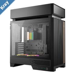 DeepCool CL6600 Innovative Compamentalized Compact ATX Case Preinstalled 360mm Liquid Cooler  Dual ARGB Fans