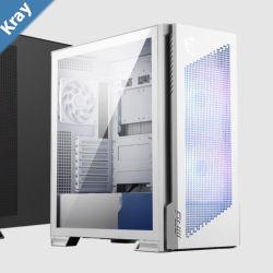MSI MPG VELOX 300R AIRFLOW PZ WHITE MidTower Case EATX  ATX  MATX  ITX 7x Expansion Slots 1x USBC 1x Audio 4x 2.5 1x3.5
