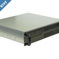 TGC Rack Mountable Server Chassis 2U 400mm 2x 3.5 Fixed Bays up to mATX Motherboard 4x LP PCIe ATX PSU Required
