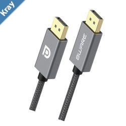 8ware Pro Series 4K 60Hz DisplayPort Male DP to DisplayPort Male DP cable 2M Gray metal aluminum shell Gold Plated connectors Retail package