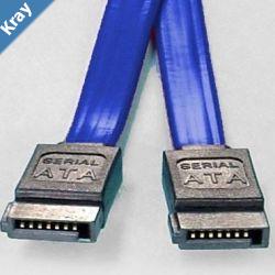 8ware SATA 3.0 Data Cable 0.5m  50cm Male to Male Straight 180 to 180 Degree 26AWG Blue