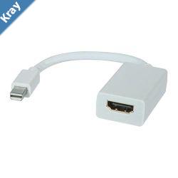 8ware Mini DisplayPort DP to HDMI Cable 20cm  20 pins Male to Female 1080P Adapter Converter for Macbook Air iPad Pro Microsoft Surface