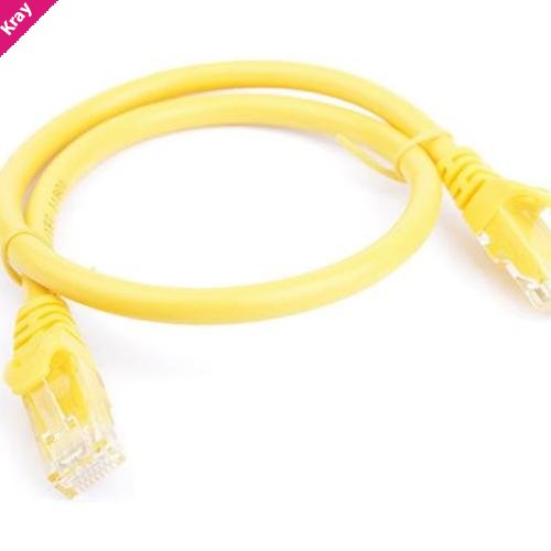 8Ware CAT6 Cable 0.25m - Yellow Premium RJ45 Ethernet Network LAN UTP Patch Cord 26AWG CU Jacket