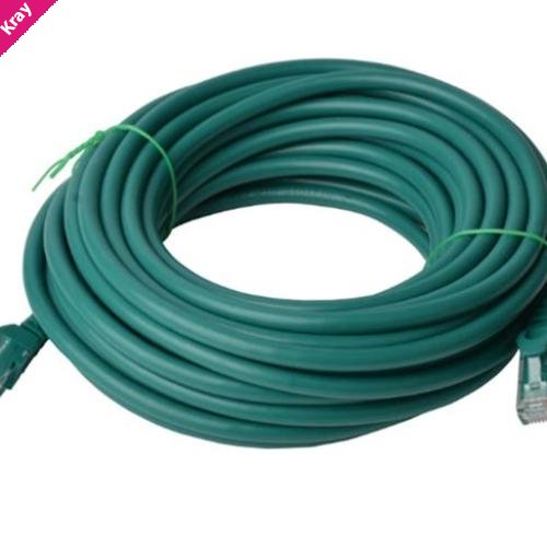 8Ware CAT6 Cable 15m - Green Premium RJ45 Ethernet Network LAN UTP Patch Cord 26AWG CU Jacket