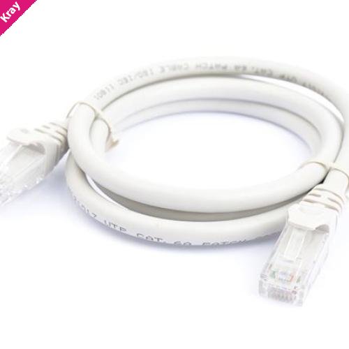 8Ware CAT6 Cable 1m - Grey Premium RJ45 Ethernet Network LAN UTP Patch Cord 26AWG CU Jacket