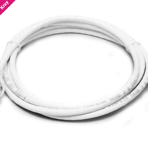 8Ware CAT6 Cable 1m - White Premium RJ45 Ethernet Network LAN UTP Patch Cord 26AWG CU Jacket