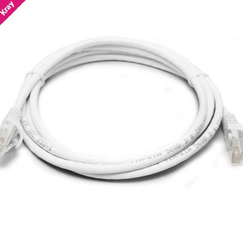 8Ware CAT6 Cable 2m - White Premium RJ45 Ethernet Network LAN UTP Patch Cord 26AWG CU Jacket