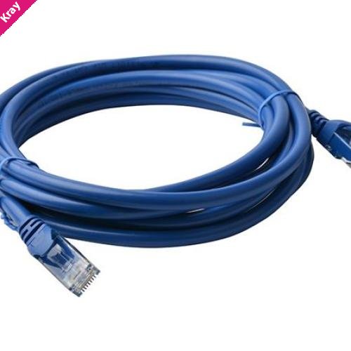 8ware CAT6 Cable 5m - Blue Premium RJ45 Ethernet Network LAN UTP Patch Cord 26AWG CU Jacket