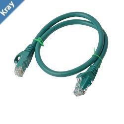 8Ware CAT6A Cable 0.25m 25cm  Green Color RJ45 Ethernet Network LAN UTP Patch Cord Snagless
