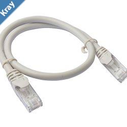 8Ware CAT6A Cable 0.25m 25cm  Grey Color RJ45 Ethernet Network LAN UTP Patch Cord Snagless