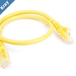8Ware CAT6A Cable 0.25m 25cm  Yellow Color RJ45 Ethernet Network LAN UTP Patch Cord Snagless