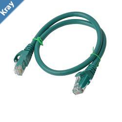 8Ware CAT6A Cable 0.5m 50cm  Green Color RJ45 Ethernet Network LAN UTP Patch Cord Snagless