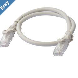 8Ware CAT6A Cable 0.5m 50cm  Grey Color RJ45 Ethernet Network LAN UTP Patch Cord Snagless