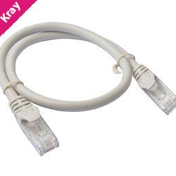 8Ware CAT6A Cable 0.25m (25cm) - Grey Color RJ45 Ethernet Network LAN UTP Patch Cord Snagless